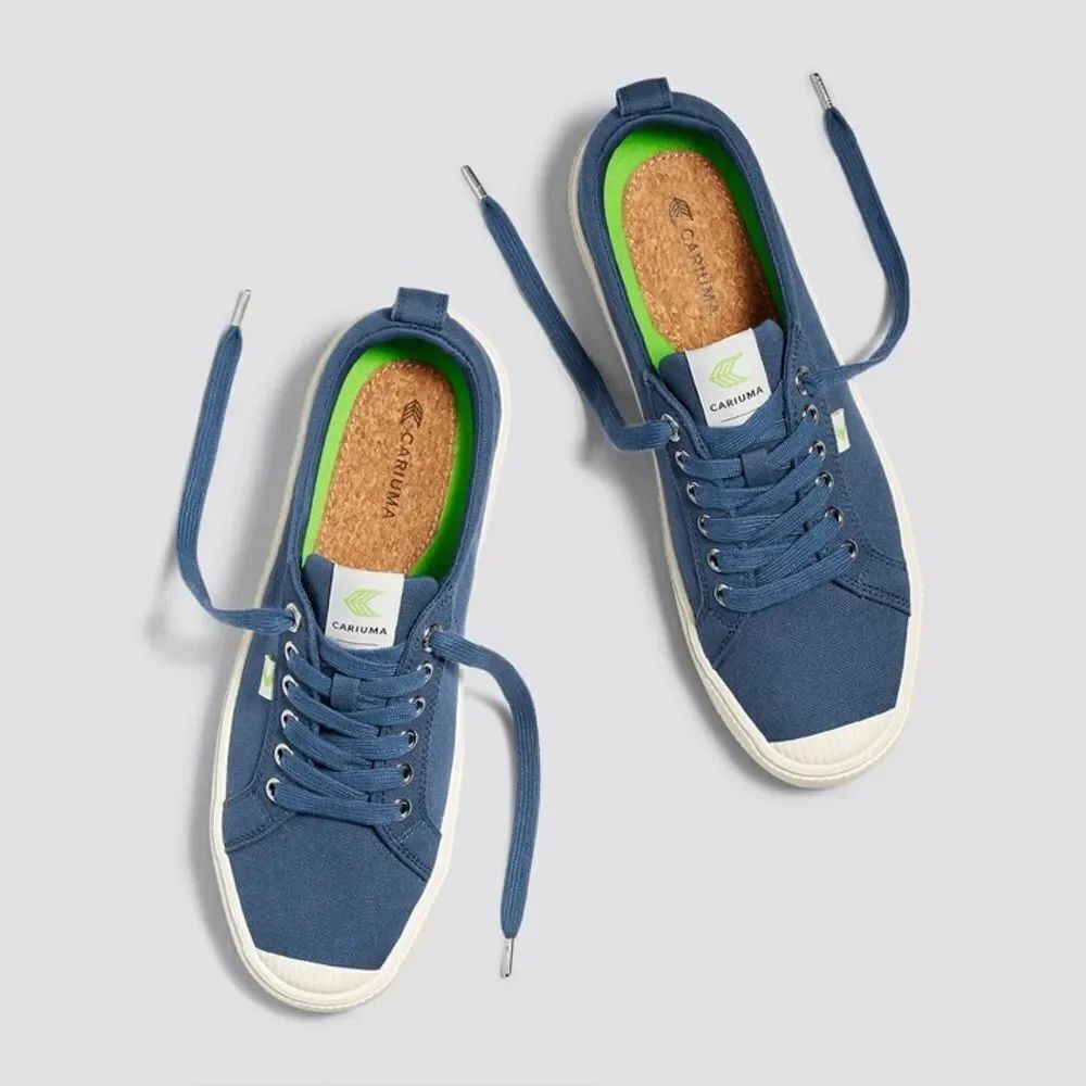 Cariuma OCA LOW Shadow Blue Canvas